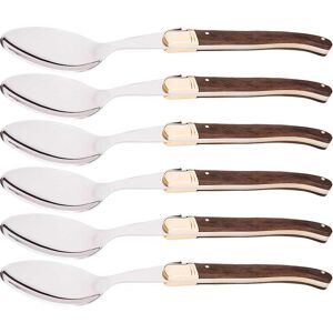 Laguiole Jeu de cuillères à soupe, 6 pièces, Couverts - Publicité Laguiole Jeu de cuillères à soupe, 6 pièces, Couverts - Publicité