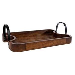 Plateau, Plateau Marron Antique Mango 40X25X6,5 Cm - Publicité Plateau, Plateau Marron Antique Mango 40X25X6,5 Cm - Publicité