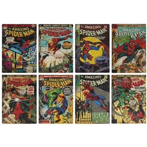 Paladone Products, Dessous de plat + sous-verre, Marvel - Spider-Man - Ensemble de 8 sous-verres couverture de comics (8x, Dessous de verre) - Publicité Paladone Products, Dessous de plat + sous-verre, Marvel - Spider-Man - Ensemble de 8 sous-verres couverture de comics (8x, Dessous de verre) - Publicité