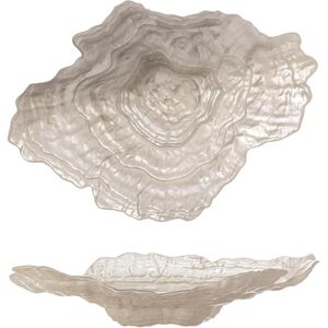 Bloomingville, Plat décoratif, - Aiku Bowl - Nature - Glass - Publicité Bloomingville, Plat décoratif, - Aiku Bowl - Nature - Glass - Publicité