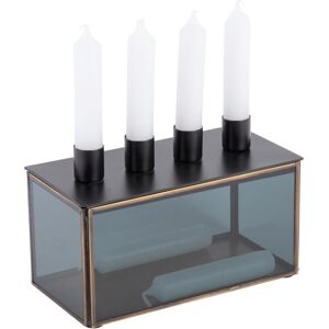 present time, Bougeoir, Bougeoir boîte rectangle en verre - Publicité present time, Bougeoir, Bougeoir boîte rectangle en verre - Publicité