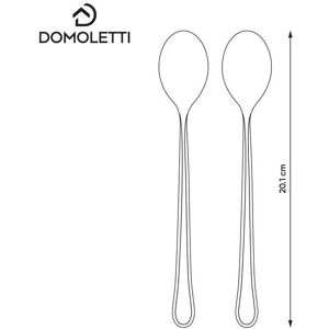 Domoletti Hanger 2 pcs long coffee spoon city, Couverts, Gris - Publicité Domoletti Hanger 2 pcs long coffee spoon city, Couverts, Gris - Publicité