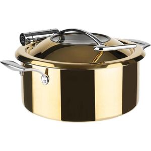 APS ORBIT - Chafing Dish en or avec dessus de 8L et base induction - Publicité APS ORBIT - Chafing Dish en or avec dessus de 8L et base induction - Publicité