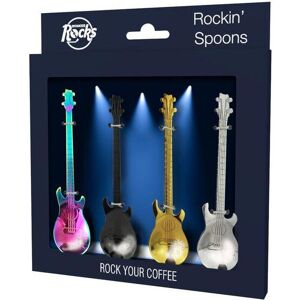 Winkee Rockin' Guitar Spoon Set - 4 pcs, Couverts, Multicolore - Publicité Winkee Rockin' Guitar Spoon Set - 4 pcs, Couverts, Multicolore - Publicité