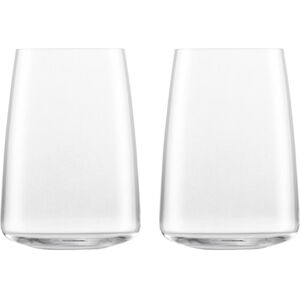 Zwiesel Glas Simplify - Lot de 2 verres polyvalents transparents - Publicité Zwiesel Glas Simplify - Lot de 2 verres polyvalents transparents - Publicité
