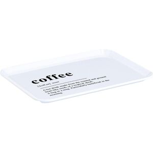 Zeller Present, Plateau, Plateau Melamin Coffee 30.5x22 cm - Publicité Zeller Present, Plateau, Plateau Melamin Coffee 30.5x22 cm - Publicité