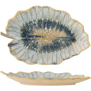 Bloomingville, Vaisselle de service, - Dorreen Serving Plate - Blue - Stoneware - Publicité Bloomingville, Vaisselle de service, - Dorreen Serving Plate - Blue - Stoneware - Publicité