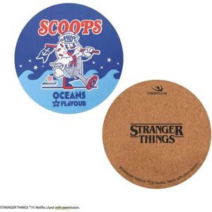 Cinereplicas, Dessous de plat + sous-verre, Stranger Things : Scoops Ahoy dessous de verre (4 pièces) (4x, Dessous de verre) - Publicité Cinereplicas, Dessous de plat + sous-verre, Stranger Things : Scoops Ahoy dessous de verre (4 pièces) (4x, Dessous de verre) - Publicité