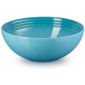 Le Creuset Saladier Ø 24 cm, Saladier + bol, Bleu - Publicité Le Creuset Saladier Ø 24 cm, Saladier + bol, Bleu - Publicité