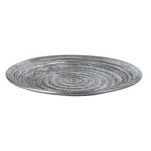 Plateau, Tablett Ceara Silber Metall 39X39X2Cm - Publicité Plateau, Tablett Ceara Silber Metall 39X39X2Cm - Publicité