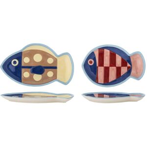 Bloomingville - Willy Plate - Multi - Stoneware, Assiettes, Multicolore - Publicité Bloomingville - Willy Plate - Multi - Stoneware, Assiettes, Multicolore - Publicité