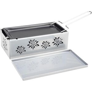 Nouvel Box-Edelweiss, Appareil à raclette, Argent - Publicité Nouvel Box-Edelweiss, Appareil à raclette, Argent - Publicité
