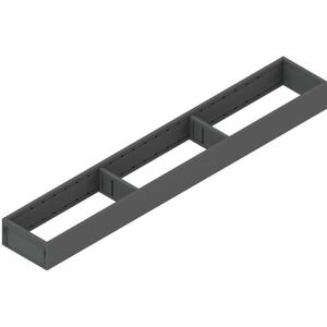 Blum Cadre pour LEGRABOX/MERIVOBOX AMBIA-LINE 100, Range-couverts, Gris - Publicité Blum Cadre pour LEGRABOX/MERIVOBOX AMBIA-LINE 100, Range-couverts, Gris - Publicité