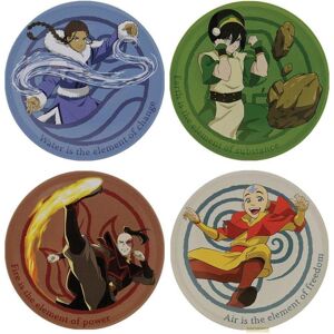 Fanattik, Dessous de plat + sous-verre, Avatar, le dernier maître de l'air pack 4 sous-verres (4x) - Publicité Fanattik, Dessous de plat + sous-verre, Avatar, le dernier maître de l'air pack 4 sous-verres (4x) - Publicité