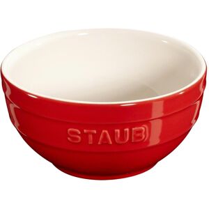 Staub Bol mélangeur, Saladier + bol, Rouge - Publicité Staub Bol mélangeur, Saladier + bol, Rouge - Publicité