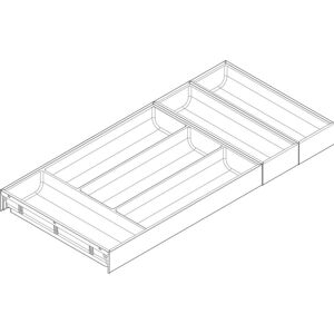 Blum Ambia-Line Range-couverts 624x300x50, acier gris orion mat, Range-couverts, Gris - Publicité Blum Ambia-Line Range-couverts 624x300x50, acier gris orion mat, Range-couverts, Gris - Publicité