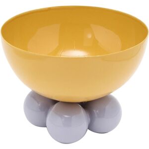 present time Bowl Double Funky Medium, Saladier + bol, Violet, Jaune - Publicité present time Bowl Double Funky Medium, Saladier + bol, Violet, Jaune - Publicité