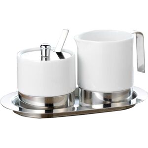 Esmeyer Set sucre-lait ADAM Dimensions : 20 x 11,5 cm (l x L) Matériau : porcelaine/acier inoxydable, Pot à lait, Blanc - Publicité Esmeyer Set sucre-lait ADAM Dimensions : 20 x 11,5 cm (l x L) Matériau : porcelaine/acier inoxydable, Pot à lait, Blanc - Publicité