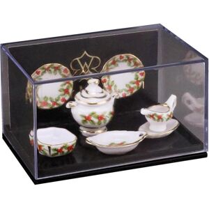 Reutter, Miniatures, Set de table 2 personnes, gui - Publicité Reutter, Miniatures, Set de table 2 personnes, gui - Publicité