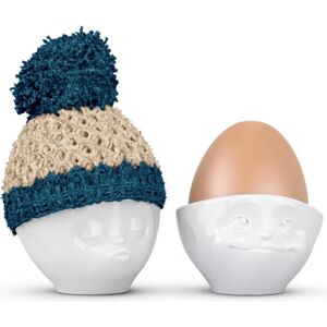 58 Products Coquetier Bonnet Ivoire / Pétrole, Coquetier, Beige, Bleu - Publicité 58 Products Coquetier Bonnet Ivoire / Pétrole, Coquetier, Beige, Bleu - Publicité