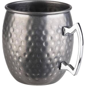 Tasse APS Moscow Mule - Inox Aspect Vieilli Martelé Ø9cm H10cm - Publicité Tasse APS Moscow Mule - Inox Aspect Vieilli Martelé Ø9cm H10cm - Publicité