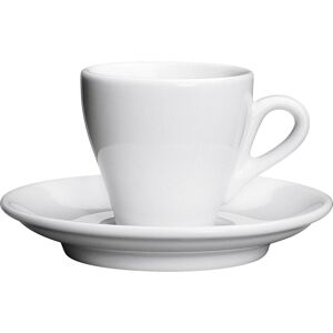 6x Cilio Tasse à expresso 'Milano' avec soucoupe, Tasse, Blanc - Publicité 6x Cilio Tasse à expresso 'Milano' avec soucoupe, Tasse, Blanc - Publicité