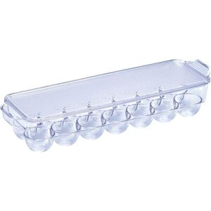 Mondex Egg box with lid (14 eggs) 37x11,5x8cm cm, Coquetier, Transparent - Publicité Mondex Egg box with lid (14 eggs) 37x11,5x8cm cm, Coquetier, Transparent - Publicité
