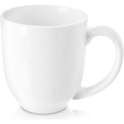 Orion Kubek Porcelanowy 450 ml Mona Biały Pojemny Klasyczny do Zmywarki, Tasse, Blanc - Publicité Orion Kubek Porcelanowy 450 ml Mona Biały Pojemny Klasyczny do Zmywarki, Tasse, Blanc - Publicité