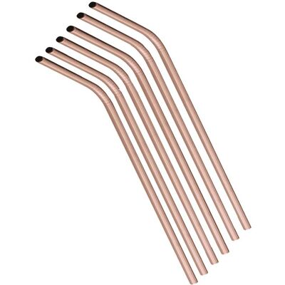 Pailles en métal Rose Gold Berlinger Haus - Pailles - Publicité Pailles en métal Rose Gold Berlinger Haus - Pailles - Publicité