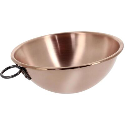 de Buyer Schlagschüssel aus Kupfer Ø 26cm mit Ring-Griff, Saladier + bol, Bronze - Publicité de Buyer Schlagschüssel aus Kupfer Ø 26cm mit Ring-Griff, Saladier + bol, Bronze - Publicité