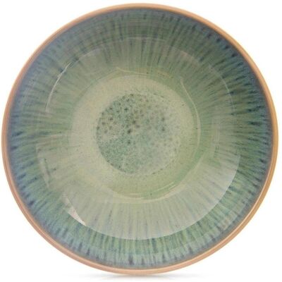 Lumarko Talerz obiadowy głęboki ceramiczny zielony GLAZE 20,5 cm, 900 ml, Assiettes, Vert - Publicité Lumarko Talerz obiadowy głęboki ceramiczny zielony GLAZE 20,5 cm, 900 ml, Assiettes, Vert - Publicité