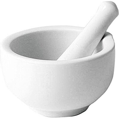 B2X Mortier - Céramique 8 cm pour Épices & Pesto - Publicité B2X Mortier - Céramique 8 cm pour Épices & Pesto - Publicité