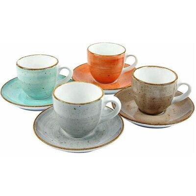 Ensemble d'espresso Vintage Nature - 8 pièces - Publicité Ensemble d'espresso Vintage Nature - 8 pièces - Publicité