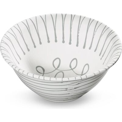 Gmundner Keramik Gris flammé, Saladier (Ø 33cm), Saladier + bol - Publicité Gmundner Keramik Gris flammé, Saladier (Ø 33cm), Saladier + bol - Publicité