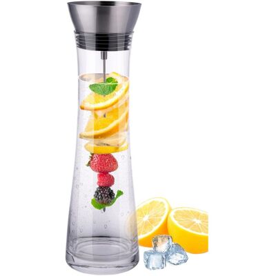 alpina Carafe avec pic 1,1 L, Conteneurs de service, Transparent - Publicité alpina Carafe avec pic 1,1 L, Conteneurs de service, Transparent - Publicité
