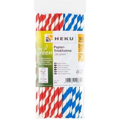 Heku Paille Set 30 pièce, Pailles, Vert - Publicité Heku Paille Set 30 pièce, Pailles, Vert - Publicité