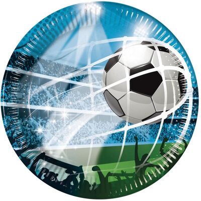 Assiettes de Fête Decorata pour Fans de Football - 8 Pack - 23cm - Publicité Assiettes de Fête Decorata pour Fans de Football - 8 Pack - 23cm - Publicité