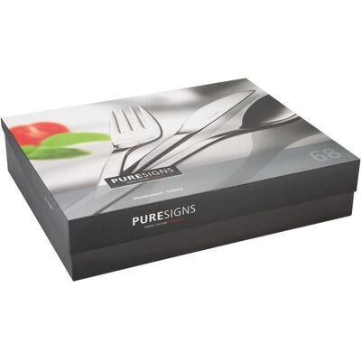 Puresigns Six, Couverts, Argent - Publicité Puresigns Six, Couverts, Argent - Publicité