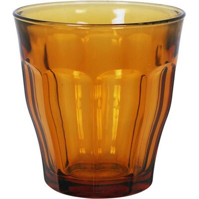 Ensemble de Verres Ambre Duralex Picardie - 250ml, 6 Pièces - Publicité Ensemble de Verres Ambre Duralex Picardie - 250ml, 6 Pièces - Publicité