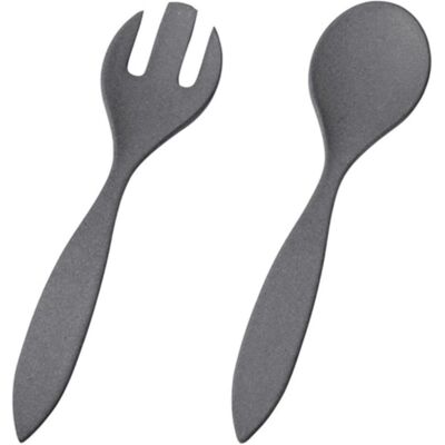 4x Magu Couverts à salade NATUR ardoise, Couverts de service, Gris - Publicité 4x Magu Couverts à salade NATUR ardoise, Couverts de service, Gris - Publicité