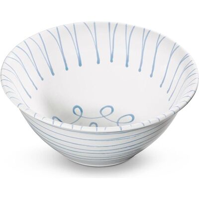 Gmundner Keramik Bleu flammé, Saladier (Ø 33cm), Saladier + bol - Publicité Gmundner Keramik Bleu flammé, Saladier (Ø 33cm), Saladier + bol - Publicité