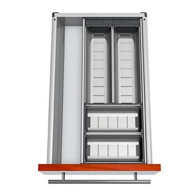 Blum ZSI.500BI2N IG/G ORGA-LINE set de bacs, Range-couverts, Gris - Publicité Blum ZSI.500BI2N IG/G ORGA-LINE set de bacs, Range-couverts, Gris - Publicité