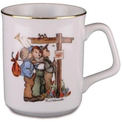 Reutter 025.064/0 - Gobelet Bourdon "Amis randonneurs", miniature, Tasse, Or - Publicité Reutter 025.064/0 - Gobelet Bourdon "Amis randonneurs", miniature, Tasse, Or - Publicité