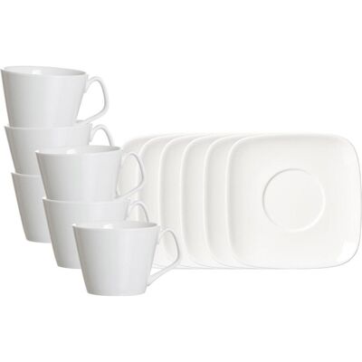 Ritzenhoff & Breker 6 Set de tasses à café Arena blanc 180,0 ml, Tasse, Blanc - Publicité Ritzenhoff & Breker 6 Set de tasses à café Arena blanc 180,0 ml, Tasse, Blanc - Publicité