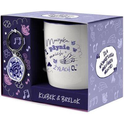 Foster Ein Geschenkset für einen Musikliebhaber, Tasse, Bleu, Argent - Publicité Foster Ein Geschenkset für einen Musikliebhaber, Tasse, Bleu, Argent - Publicité