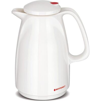 Rotpunkt Verseuse isolante Bella en plastique de couleur alpine white, Ø 17,5x21,3 cm, 0,5 l, Carafe isotherme, Blanc - Publicité Rotpunkt Verseuse isolante Bella en plastique de couleur alpine white, Ø 17,5x21,3 cm, 0,5 l, Carafe isotherme, Blanc - Publicité