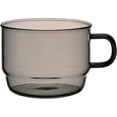 Hario Colours Stacking Mug Cup - Gobelet en verre, Tasse, Gris - Publicité Hario Colours Stacking Mug Cup - Gobelet en verre, Tasse, Gris - Publicité