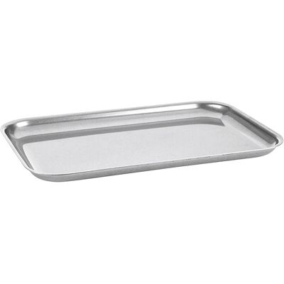 APS VINTAGE - Plateau en acier inoxydable rustique 32x21,5cm - Publicité APS VINTAGE - Plateau en acier inoxydable rustique 32x21,5cm - Publicité