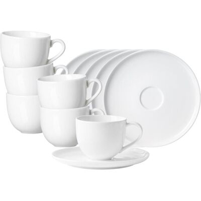 Ensemble de Tasses Skagen Blanc 220 ml - Publicité Ensemble de Tasses Skagen Blanc 220 ml - Publicité