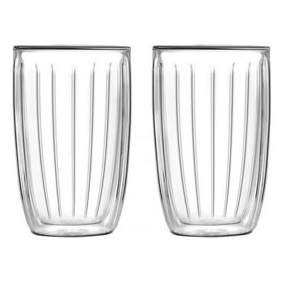 Vialli Design Ensemble de 2 verres à double paroi, 350 ml - Publicité Vialli Design Ensemble de 2 verres à double paroi, 350 ml - Publicité